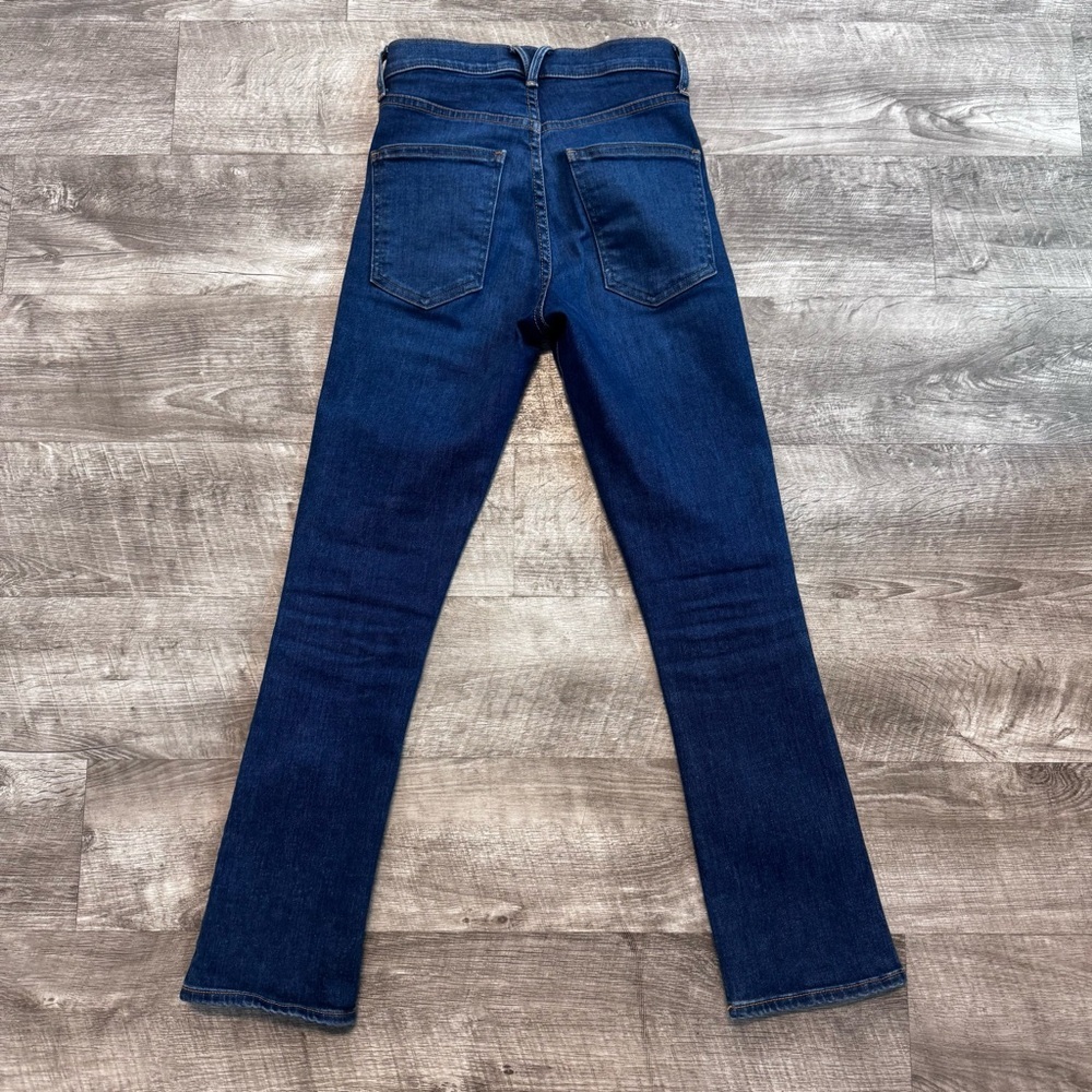 Veronica Beard Carly Kick Flare High Rise Bright Blue Jeans Womens Sz. 24 - Picture 2 of 10